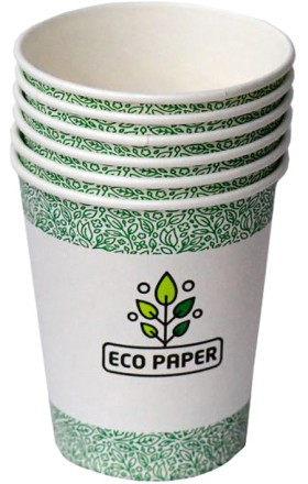 Disposable small cups "Eco Paper" 6 pcs
