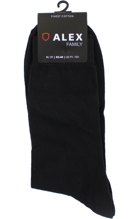 Носки "Alex" Family Черный, 43-44 