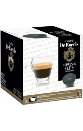 Coffee capsules De Roccis Espresso Elite, 16 pcs
