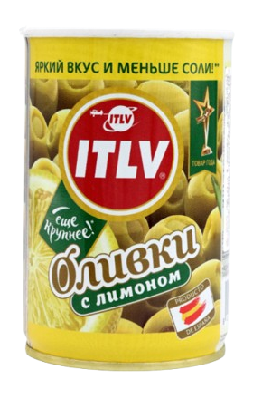 Ձիթապտուղ կանաչ «ԻՏԼՎ» կիտրոնով 314մլ
