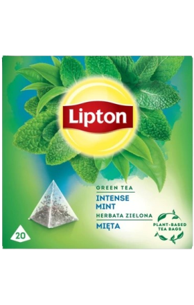 Green tea "Lipton" mint flavor 20pcs