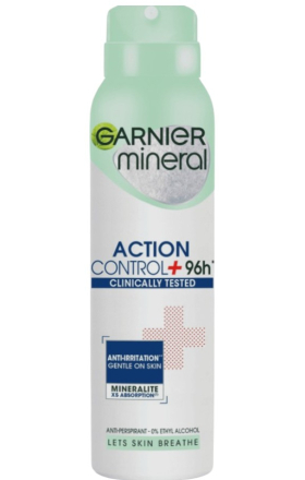 Дезодорант Garnier Mineral, Active Control+ 150 мл
