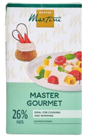 Cream "Master Martini" Gourmet 26%, 1l
