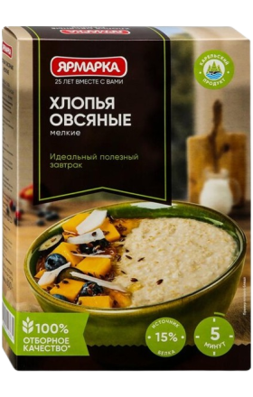 Oat flakes "Yarmarka" small 300g