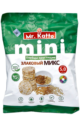 Չորահաց «Mr Katto» հացահատիկային խառնուրդ 70գր