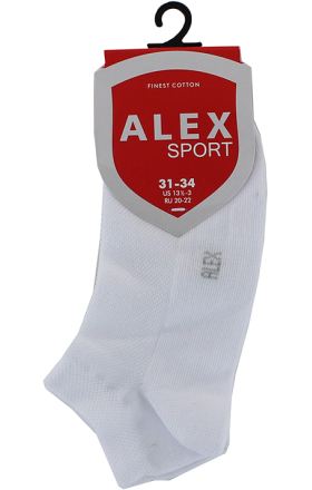 Носки "Alex" Sport Белый, 31-34  