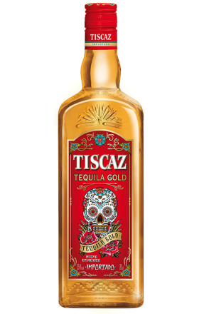 Текила "Tiscaz" 0.7л Gold