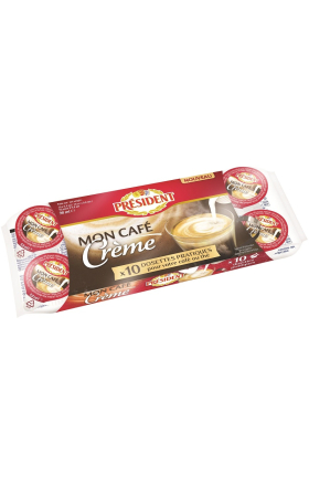 Cream for coffee & tea "President" 10*10g