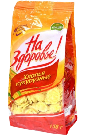 Corn flakes “Na Zdorovye”, sugar-coated, 150 g