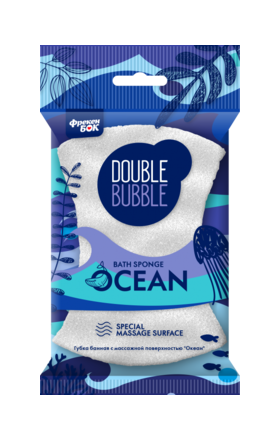 Sponge bath Double Bubble Ocean 1pc