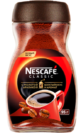 Кофе растворимый "Nescafe Classic" 95г