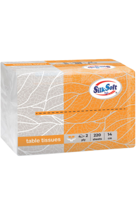 Անձեռոցիկներ ««Silk Soft» երկշերտ 220հատ