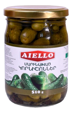 Կորնիշոններ մարինացված «Այելլո» 510գ