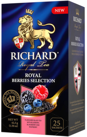 Թեյ սև «Richard» Ռոյալ, հատապտուղներ 25հատ