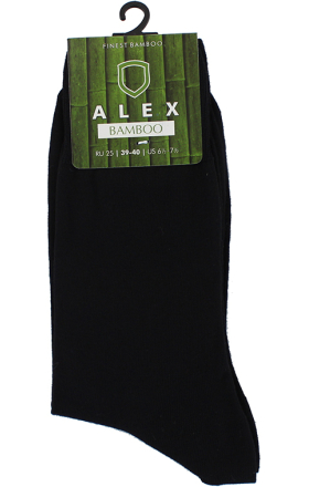 Носки "Alex" Bamboo Черный, 39-40