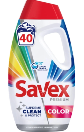 Լվացքի գել «Savex» Պրեմիում color 1.8լ