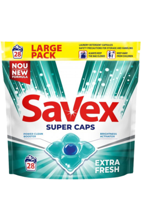 Капсулы для стирки "Savex Fresh" 28 шт Универсальный
