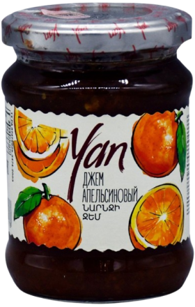 Джем "Ян" апельсиновый 300г
