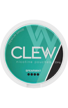 Никотиновые пакеты "Clew" – со вкусом мяты, 20 мг