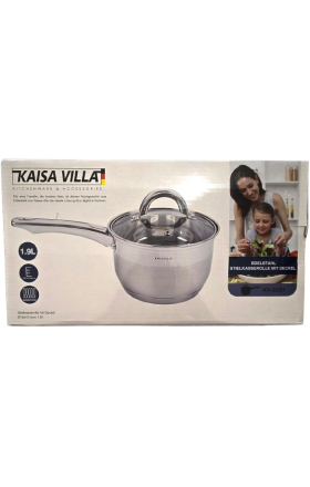 Կաթսա չժանգոտվող պողպատ, արծաթագույն,16սմ