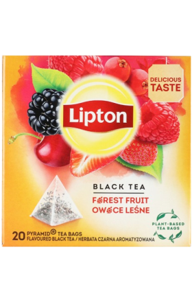 Black tea "Lipton" forest fruits 20pcs