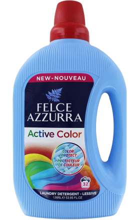 Гель для стирки "Felce Azzurra Active" 1595мл Цветной