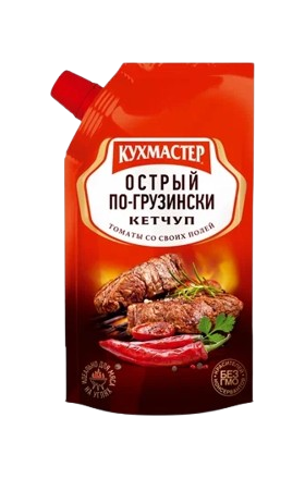 Кетчуп острый "Кухмастер" 260г