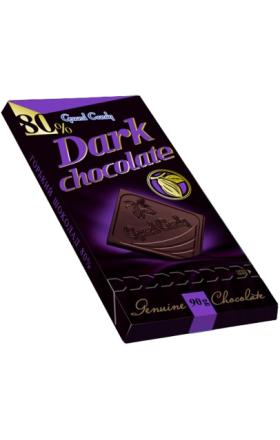 Շոկոլադե սալիկ 80% «Գրանդ Քենդի» 90գ 