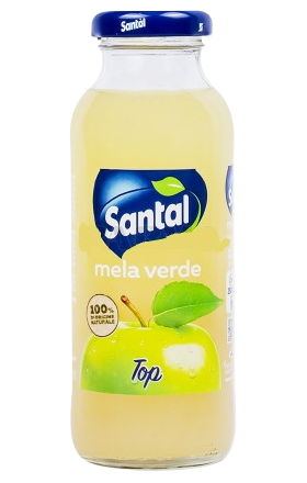 Հյութ «Սանտալ»  կանաչ խնձոր, ապակե տարա 250մլ