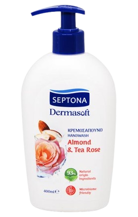 Հեղուկ օճառ «Septona» նուշ և թեյի վարդ 400մլ