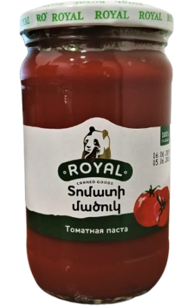 Tomato paste "Royal" 370g