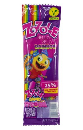 Желе конфеты Zozole Rainbow 75г