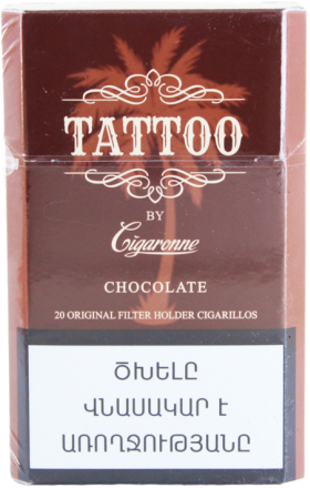 Սիգարիլա «Cigaronne Tattoo King Size Chocolate»  	