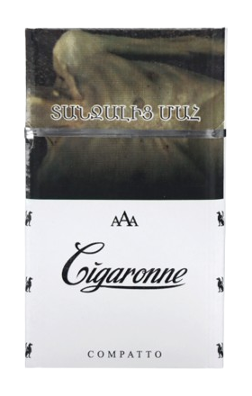 Cigarettes "Cigaronne" Compatto White