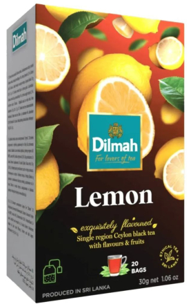 Чай фруктовый "Дилмах" лимон 20х1,5гр