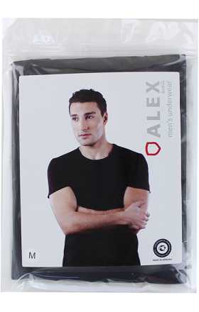 Շապիկ տղամարդու կարճաթև «Ալեքս» սև S