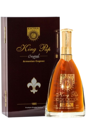 Коньяк "Pap King" 25т (коробка) 0,5л