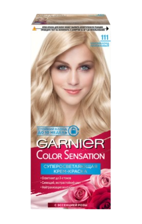 Hair dye "Garnier Color Sensation" №111