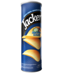 Jacker Potato Chips with Sour Cream and Onion Flavor 100g