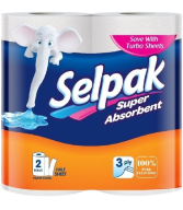 Paper towel 'Selpak' three-ply 12 pieces