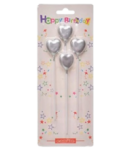 Մոմ Happy Birthday 4հատ