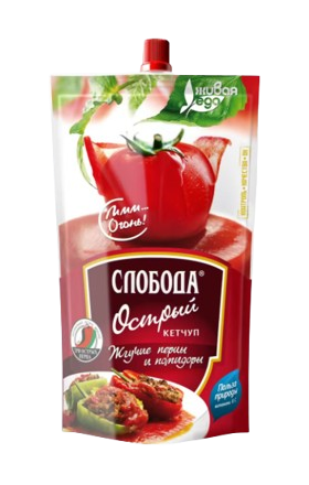 Hot ketchup "Sloboda" 300g
