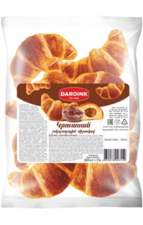 Կրուասան շոկոլադե միջուկով «Դարոյնք» 300գ