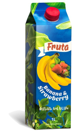 Nectar "Fruta" 1l banana & strawberry