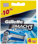 Кассеты Gillette Mach3 Turbo 4шт
