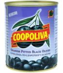 Ձիթապտուղ սև՝ առանց կորիզ «Coopoliva» 850գ 