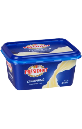 Cheese processed "President" creamy 400g