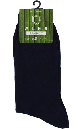 Socks "Alex" Bamboo Blue, 39-40