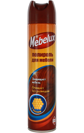Полироль для мебели "Mebeluxe" 300мл