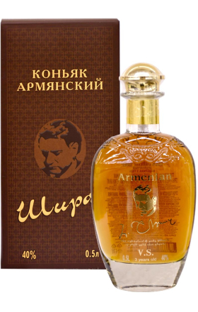 Cognac "Shiraz" 3y (box) 0.5l